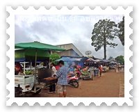 ร้านขายอาหารหน้าตลาดสดน้ำยืน